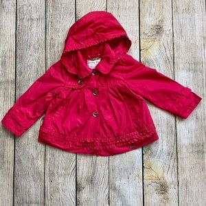 Mayoral girls jacket with hood pink 18mo
